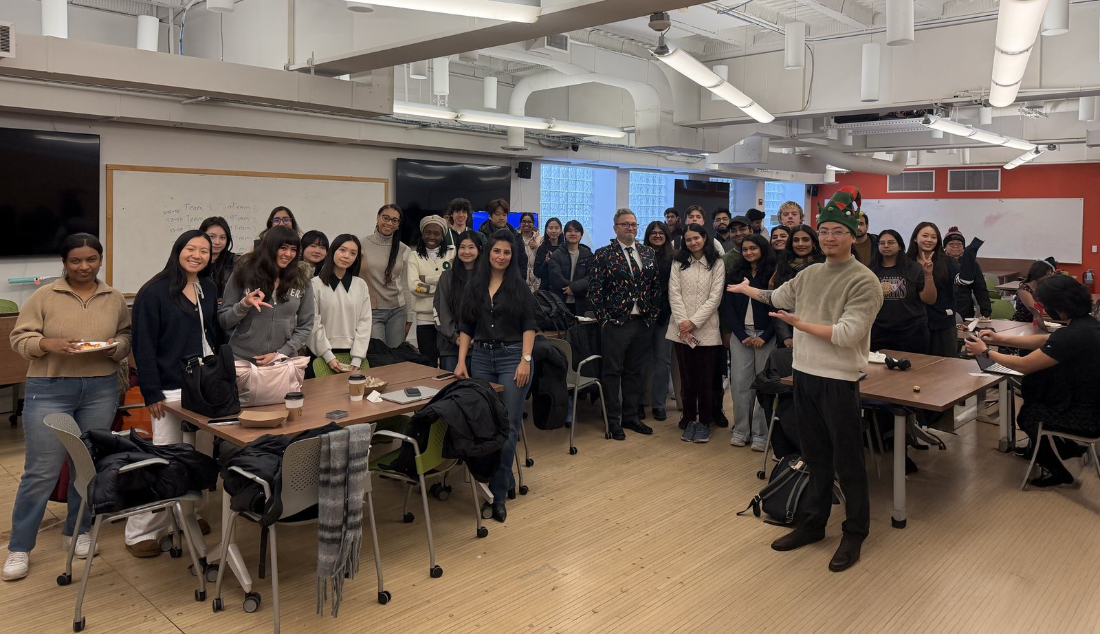 The Design of AI Products class on the last day